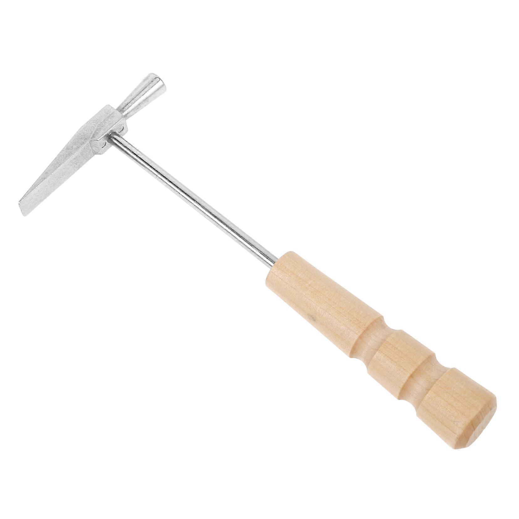 Tuning Hammer for Musical Instruments - Mini Thumb Piano Tuning Tool Made of Wood and Stainless Steel, Precise Tuning Aid