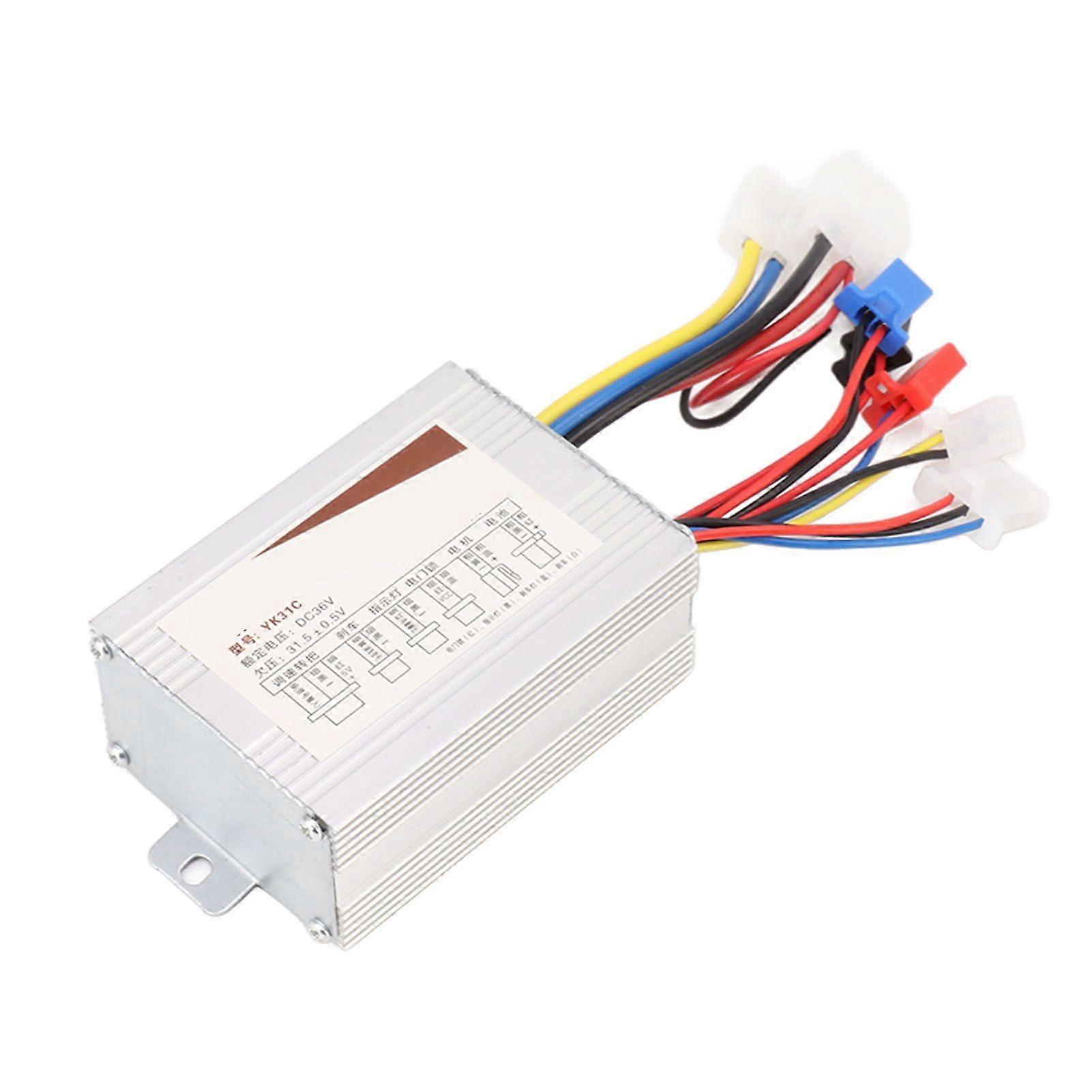 36V 800W Electric Scooter Speed Controller Brushed Electric Bike Controller Replacement for Upgrade YMQX)