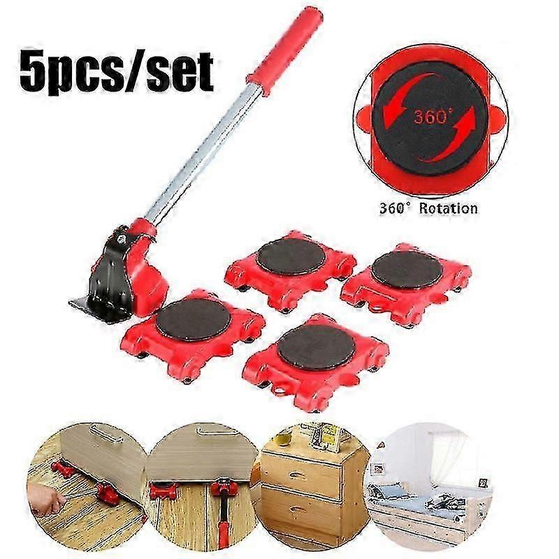 Moving Tools Furniture Mover Tool Set Heavy Stuff Transport Lifter 4 Wheeled