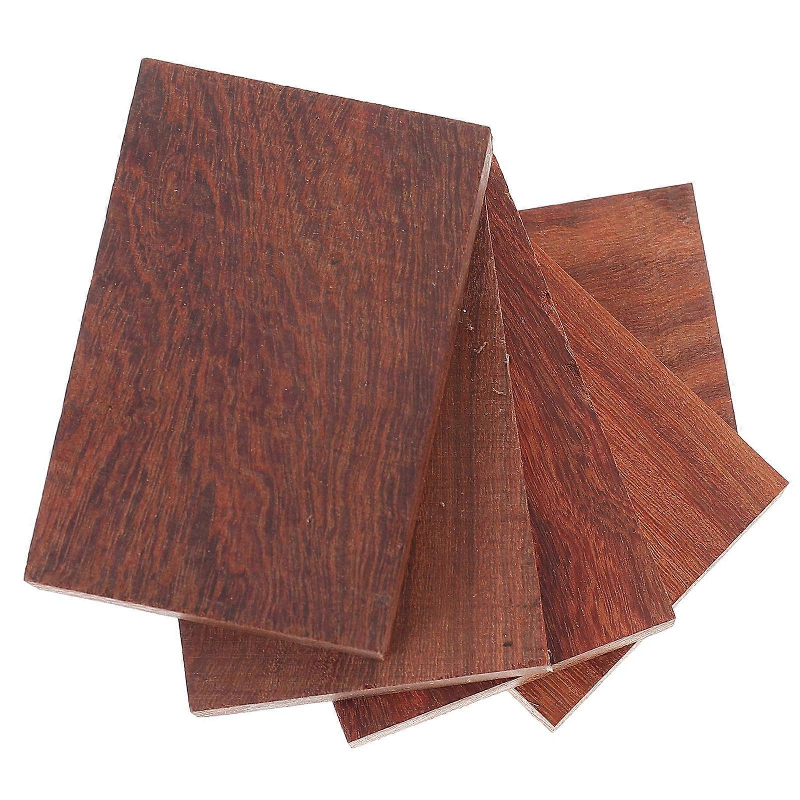5PCS DIY Wood Blocks for Crafts – Sandalwood Material for Creative Projects, Ring Making, Jewelry & Home Decor – Durable Natural Wood Craft Supplies