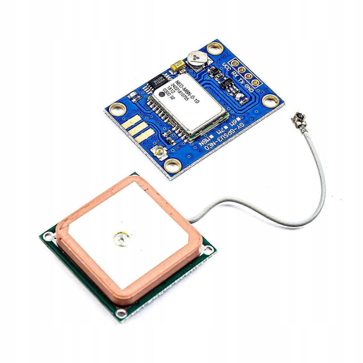 Rosfix Gy-Neo8Mv2 GPS Module with Antenna | 72-Channel | 2.5m accuracy