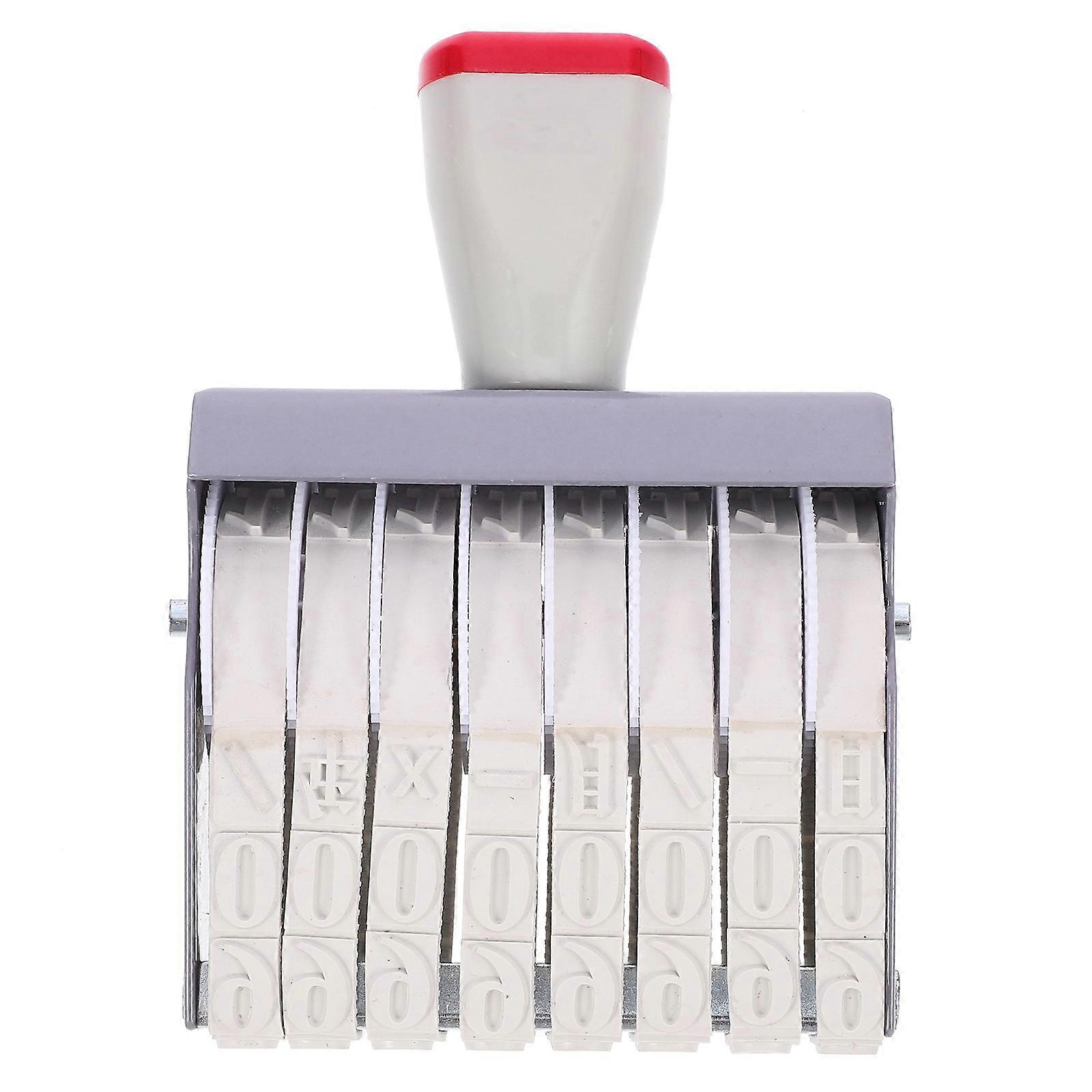 Portable Inking Mini Date Stamp Rubber Plastic Materials Multi-Use Date Rolling Stamp For present Bags Handmade 1Pcs