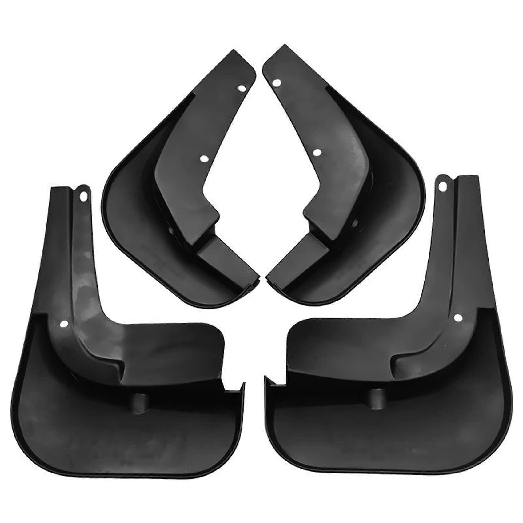 Mud Flaps Set Of 4 For Peugeot 3008 2013-2016 Front Rear Splash Protection Rubber Mudguards With Mounting Screws