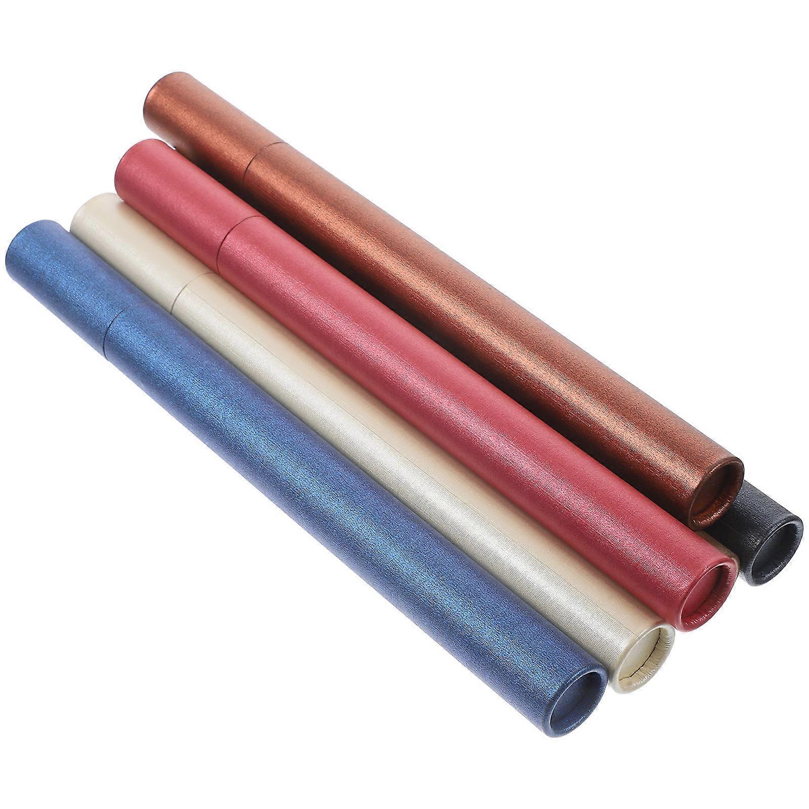 6pcs Portable Incense Storage Tubes with Lightweight Decorative Paper Stick Holders for Home Use – Compact Incense Box Gift Set
