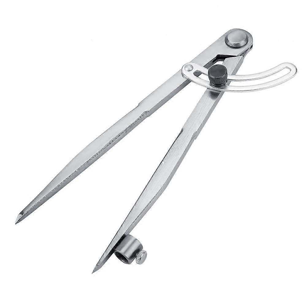 200 Mm Leather Edge Tool Compass - Durable Carbon Steel for Leather Crafting Points and Markings for Enthusiasts