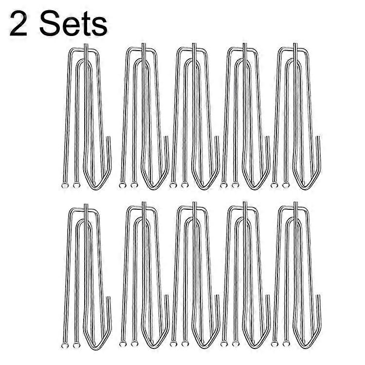 2 Sets Four Claw Hook Set Curtain Replacement Hook