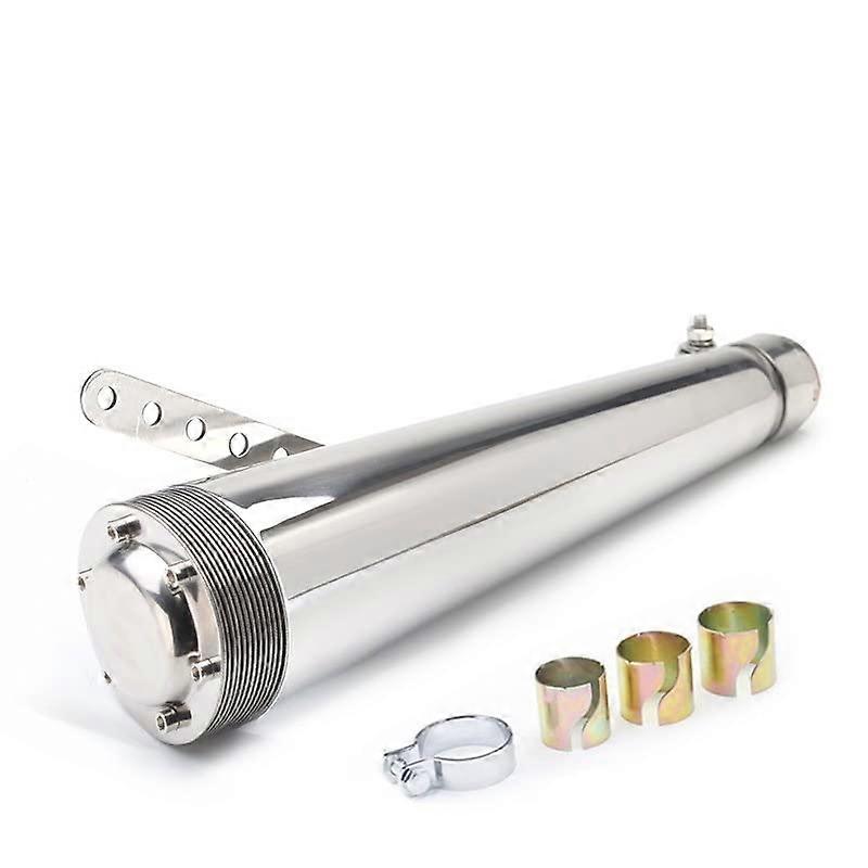 Sr400 Retro Motorcycle Exhaust Pipe Modified End Pipe Muffler System 10 Color Compatible with Sr400 Models