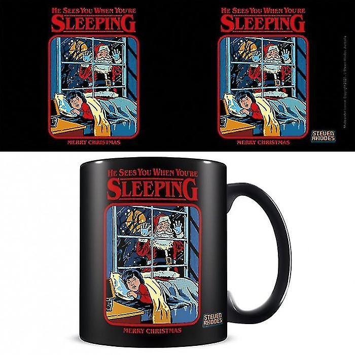 Steven Rhodes He Sees You When You're Sleeping Mug