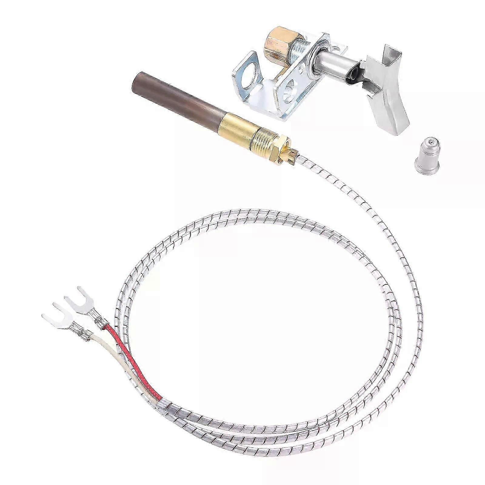 Pilot Burner 750 Millivolt Thermopile Assembly Natural Gas Propane Gas Pilot Orifice Fit For Cecilware Fryer Imperial Fryer Series