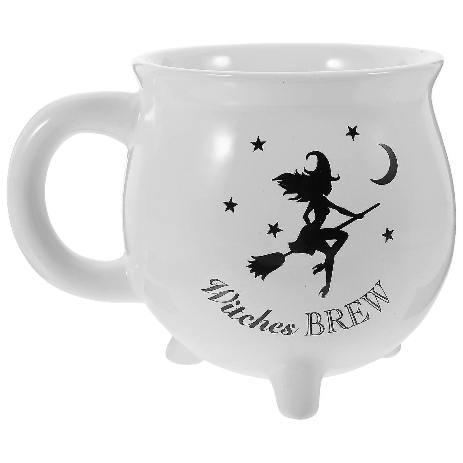 Gothic Coffee Mug Cauldron Shaped Gloss Finish Self Café Use 13.80X10.20X10.00CM 1Pcs