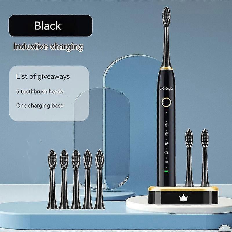 Electric Sonic Toothbrush USB Inductive Rechargeable Color Gradient Smart