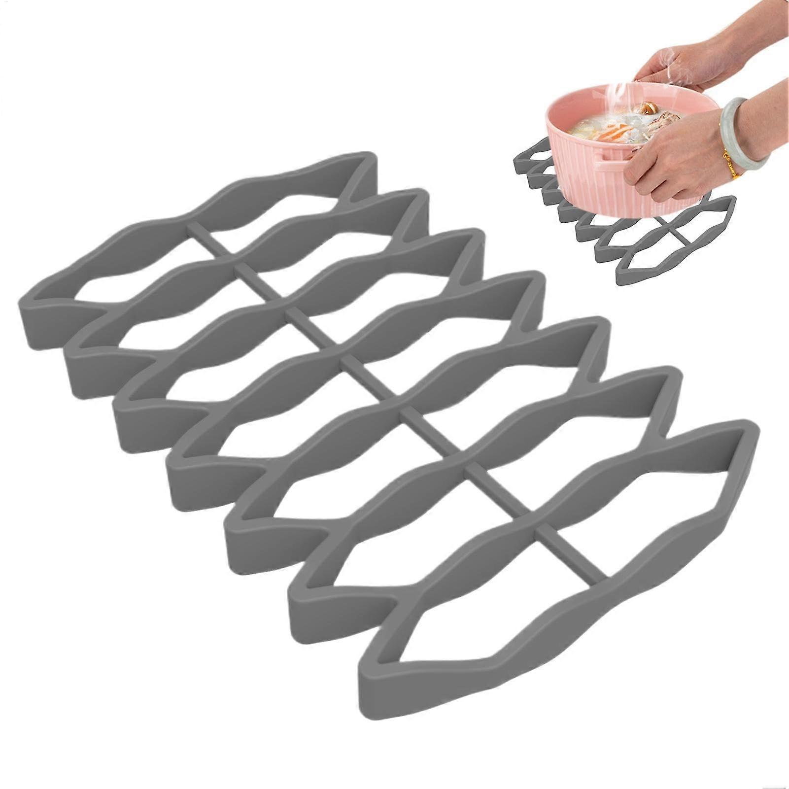 Oven grill rack – Nonstick coated, temperature resistant, easy to clean, gray.