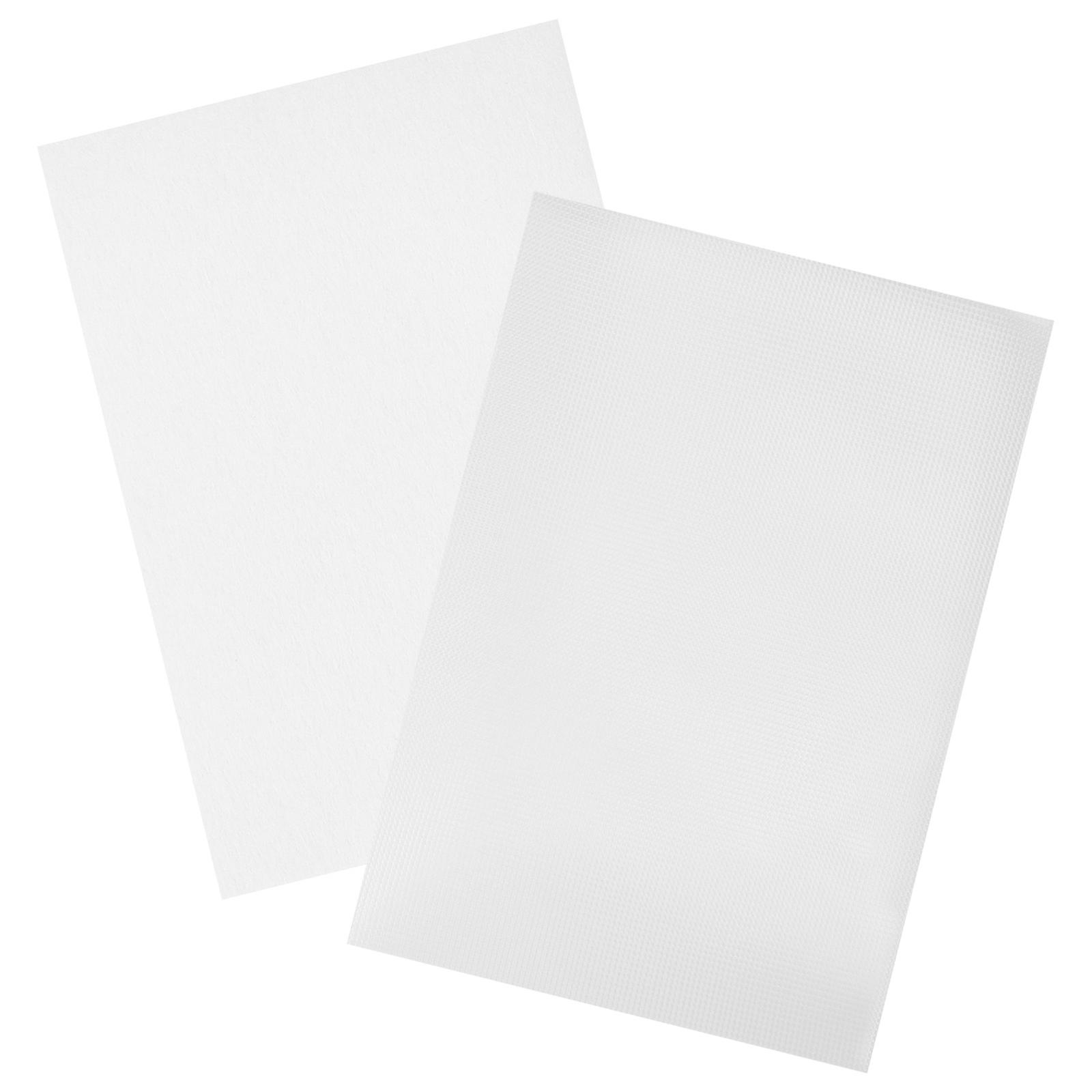 Stabiliser For Embroidery Water Soluble Stabilizers Diy Accessories Craft Making White Rectangular Pattern Tracing 1Set