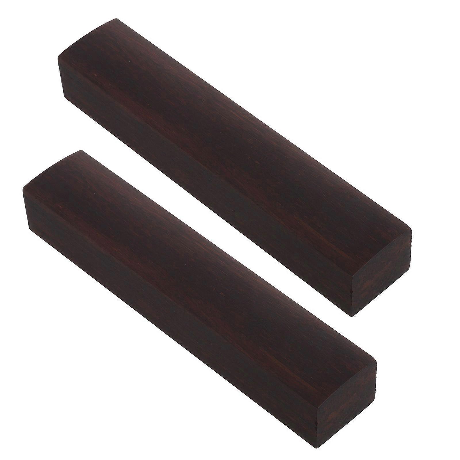 Durable Wooden Calligraphy Paperweight for Home Use Crafted from Sturdy Rosewood 14.5 x 2.5 Inches Brown