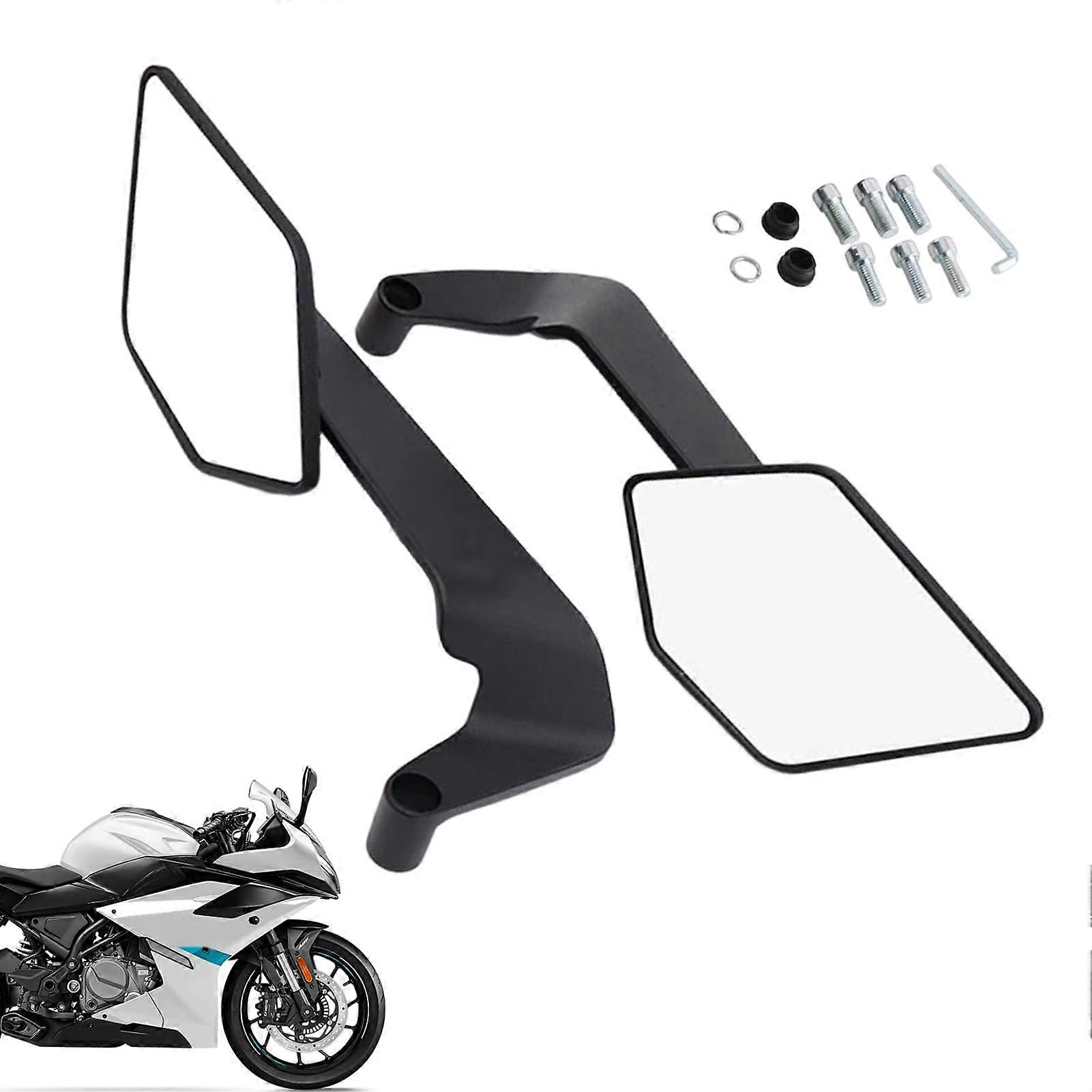 Motorcycle Side Mirrors | 2-Piece Set Adjustable Roller Rearview Mirrors | Durable Reflectors for Men and Women Outdoor Use