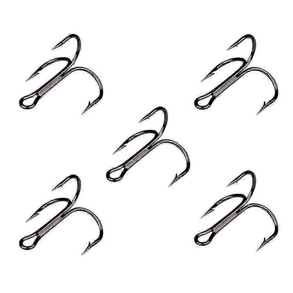 2025 100 pieces fish hooks treble large size strong sea fishing saltwater classic treble hooks b 14