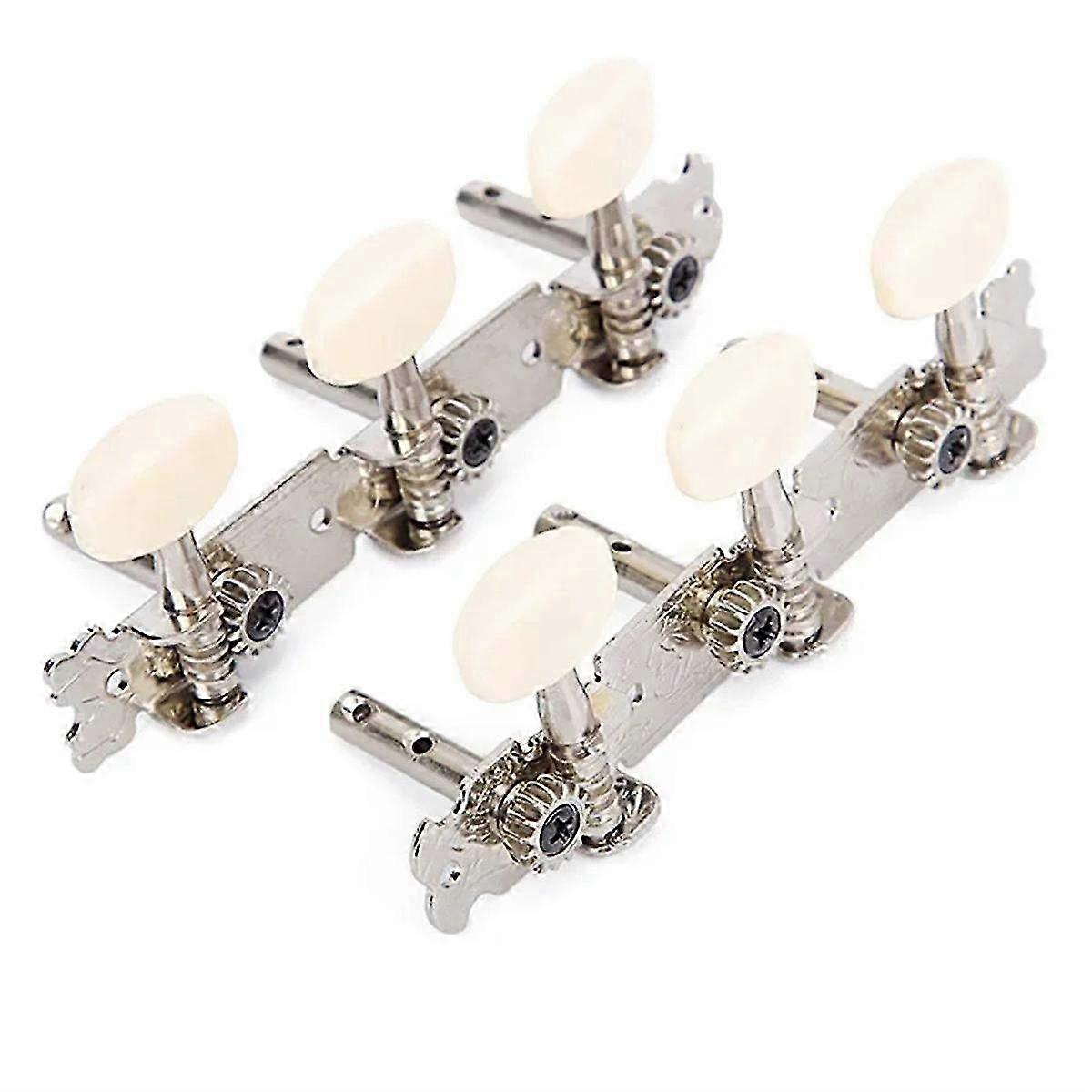 Triple Double Hole Tuning Peg Set for Guitar - Replacement Knobs & Parts for Enhanced Sound and Performance