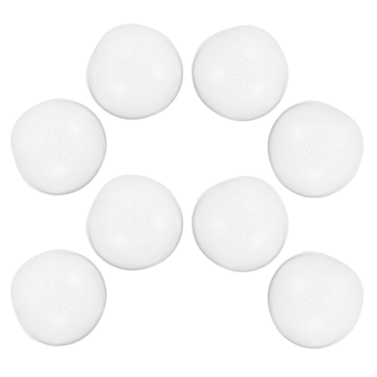 Doll Making Accessories 8Pcs Silicone Doll Head Cap For 20-21.5Cm Heads Providing Protection And Easy Maintenance For Enhanced Aesthetics