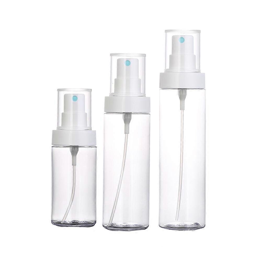 Durable PET Plastic Spray Bottle for Storage White Compact Lightweight with Detachable Design 80ml 120ml 150ml