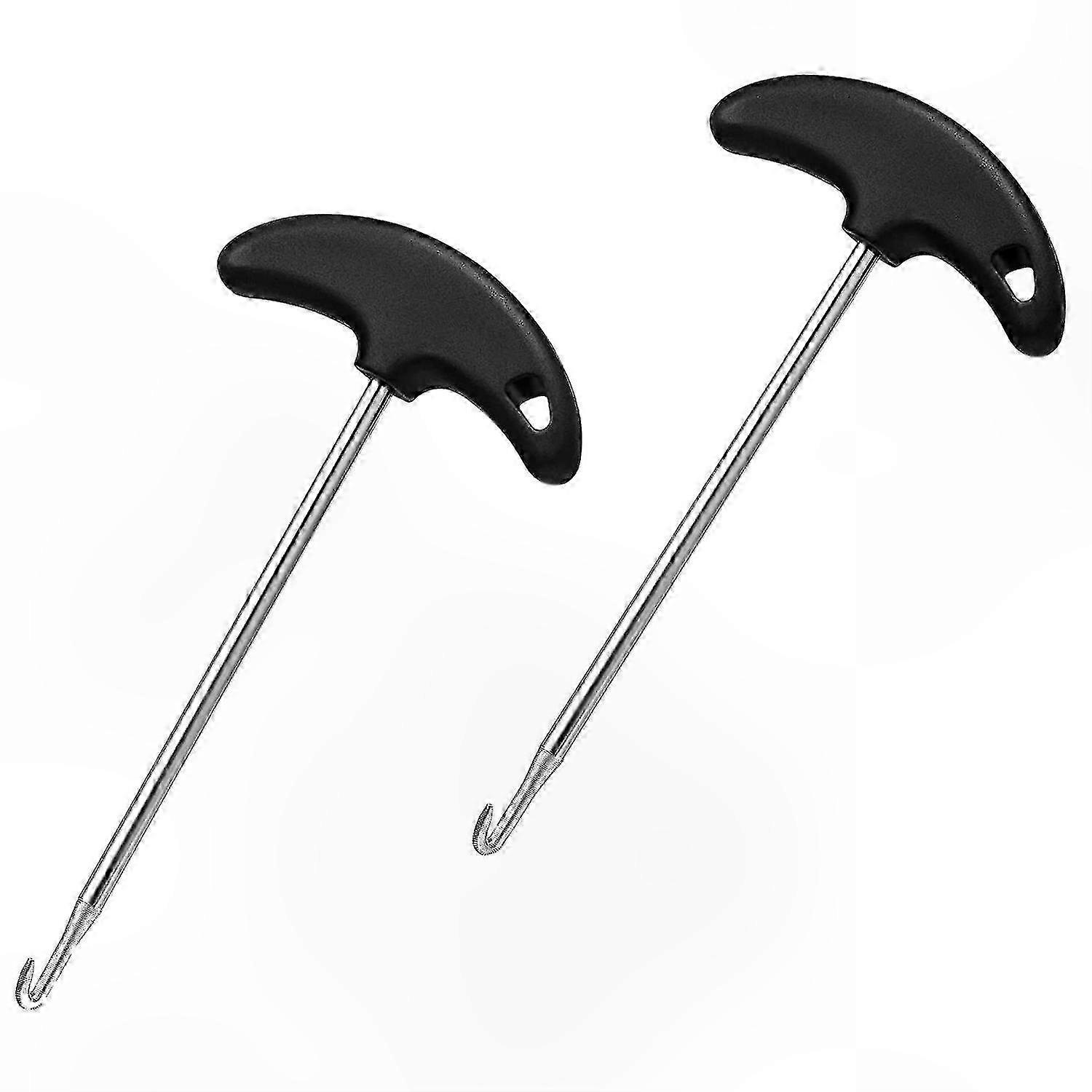 2er-Pack Edelstahl Skate Lace Tightener Tool für Eis und Rollschuhe Schlüsselhelfer