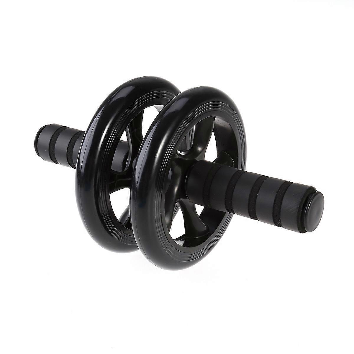 Stable Dual-Wheel Abdominal Roller for Balanced Core Strength Training Sessions
