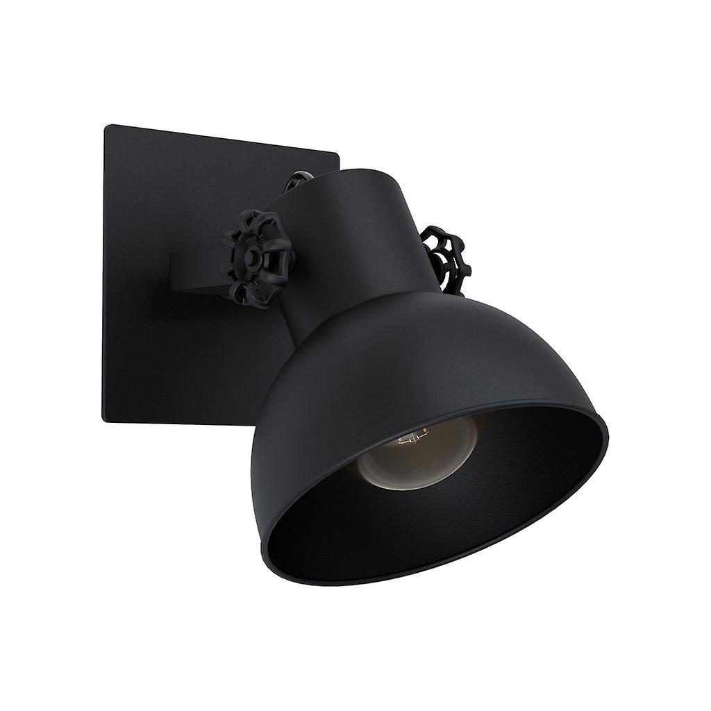 Eglo Barnstaple Single Spotlight Black