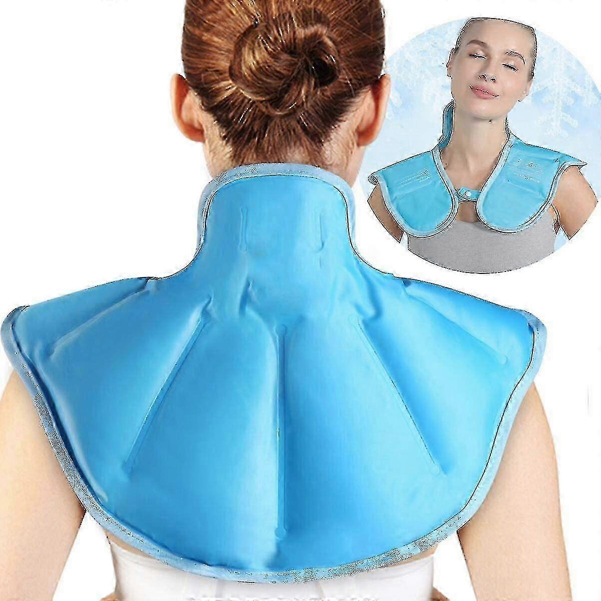 Neck Shoulder Ice Pack For Injuries Reusable Gel Cold Pack Wrap
