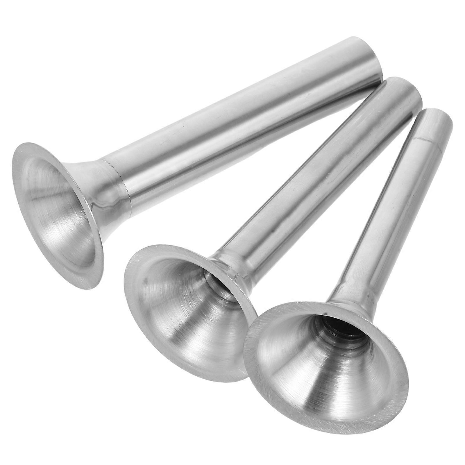 3Pcs Sausage Stuffer Tubes Kit Stainless Steel Ideal For Home Users Easy To Clean And Use For Sausage Making