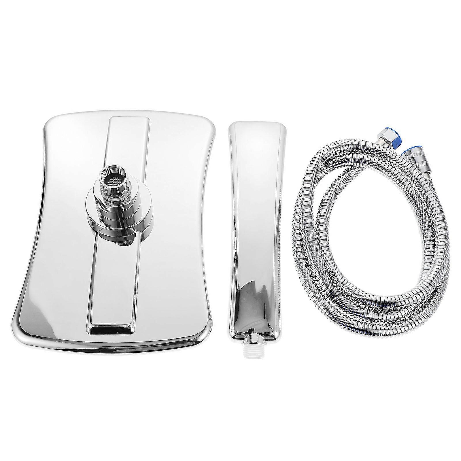 Portable Shower Sprayer 1 Set Handheld Shower Head For Modern Bathroom Accessories 27.5X18cm Silver Color Designed For Bathing Experience