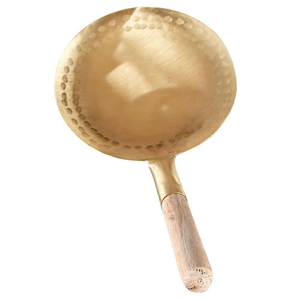 Brass Tofu Spoon Kitchen Serving Spoon for Practical Food Scoops
