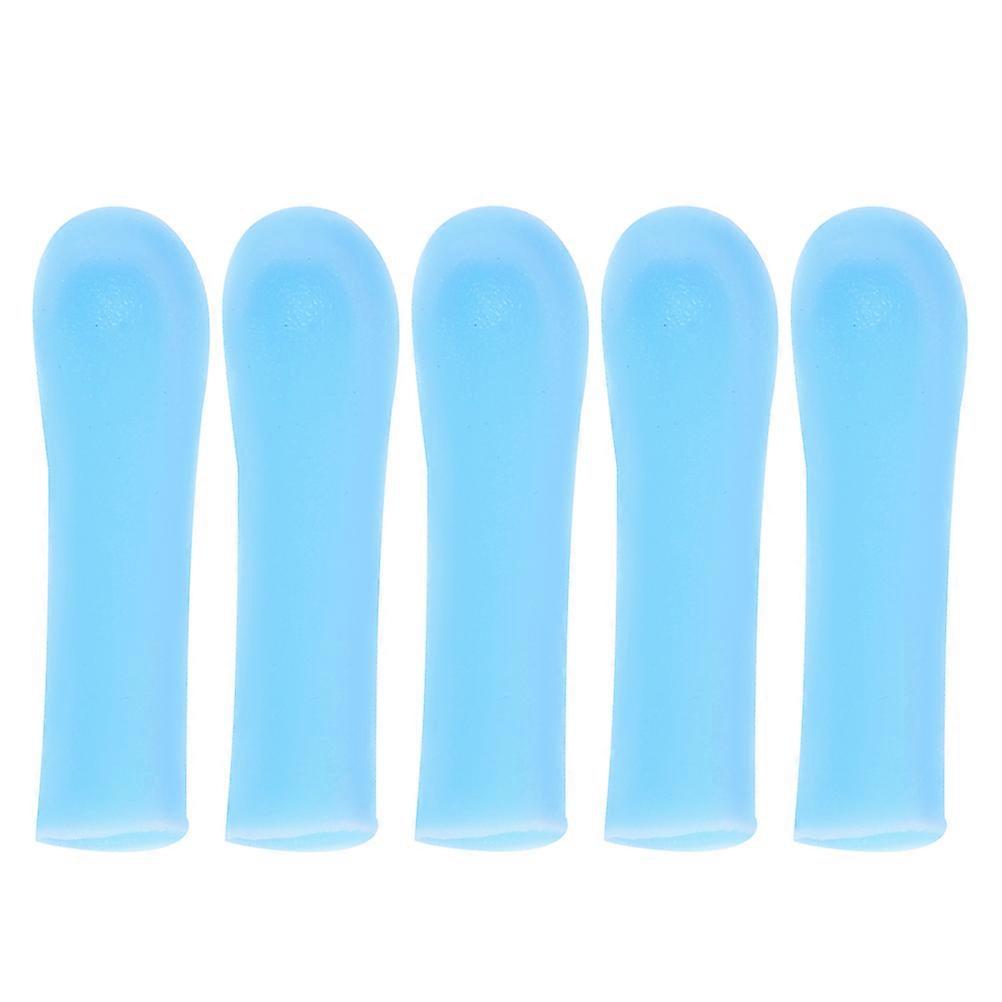 Silicone Ear Wax Removal Spoon Sleeves Safe & Gentle Ear Cleaning Tips for Adults 5PCS Hygienic Replacement Accessories