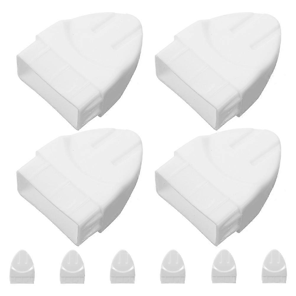 Worgeous 20pcs Vinyl Fence Post Caps for Picket Fences Weatherproof Plastic Decking Caps for Outdoor Decks Patios Porches or Mailbox Posts
