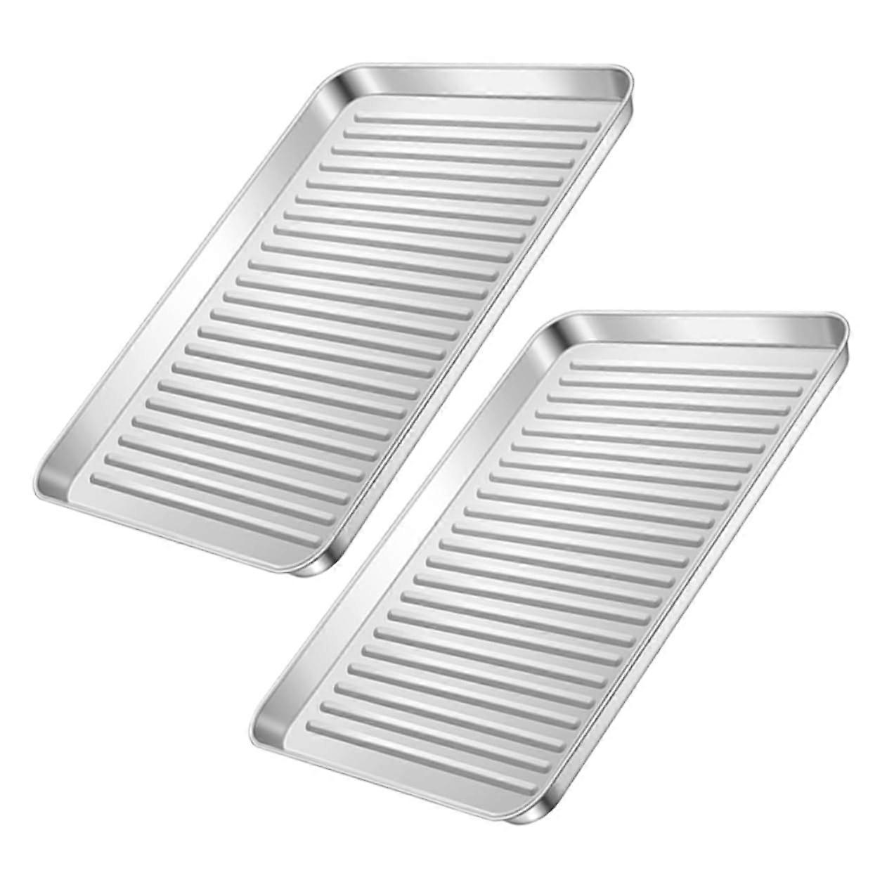 2 pieces nonstick baking sheet for cookies, bread and vegetables, durable and easytoclean baking tool