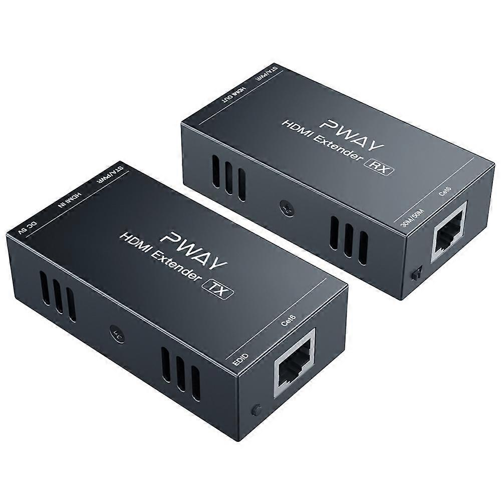 PWAY 60m HDMI to RJ45 Network Port 1080P Extender