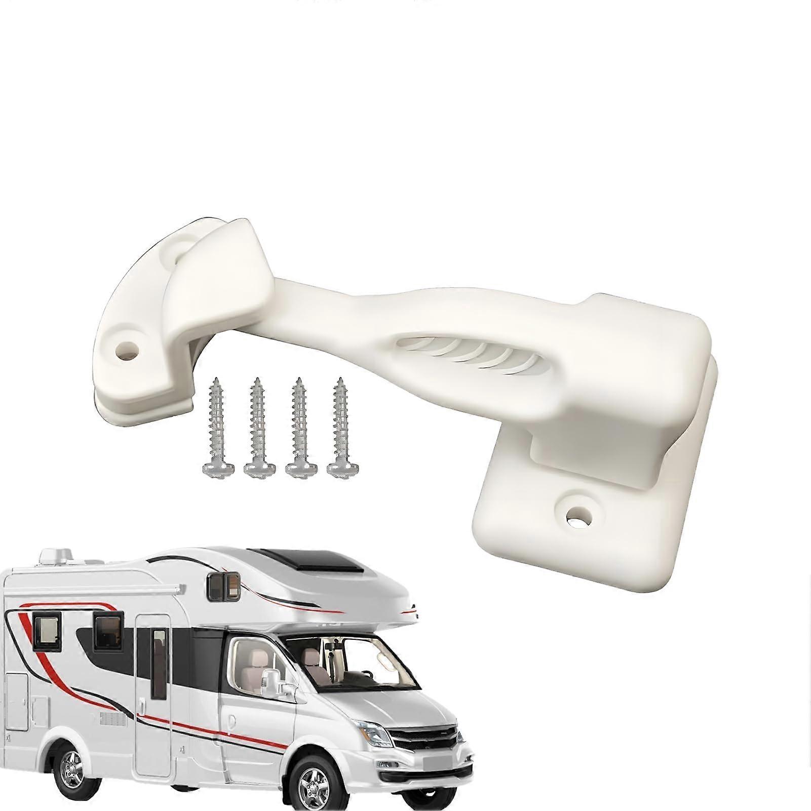 RV Drawer Locking Mechanisms and Closures | Secure Cabinet and Lock Systems for Trailers, Kitchen, Fridge, Boat, White