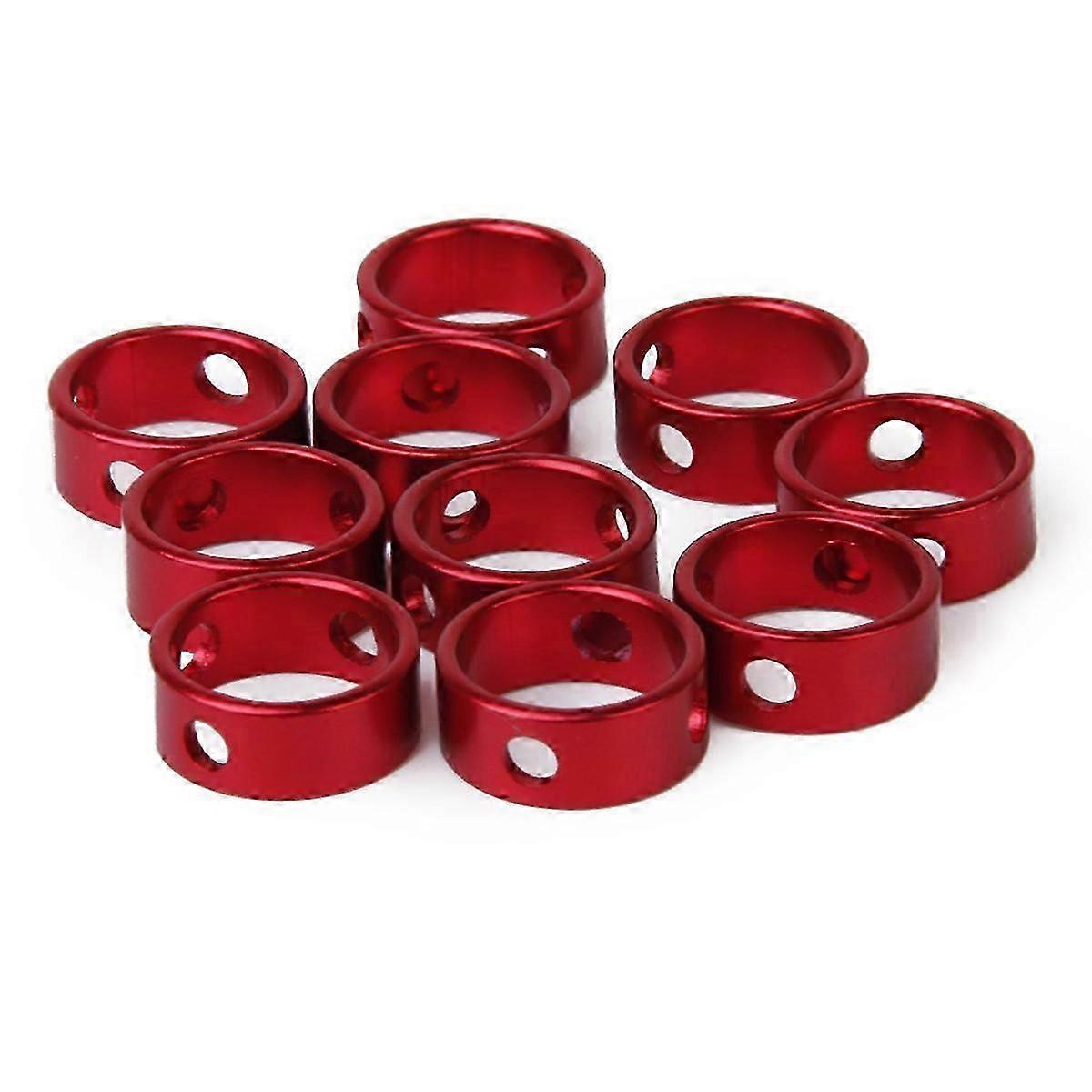 Tent guyline cord for outdoor activities with red color rings