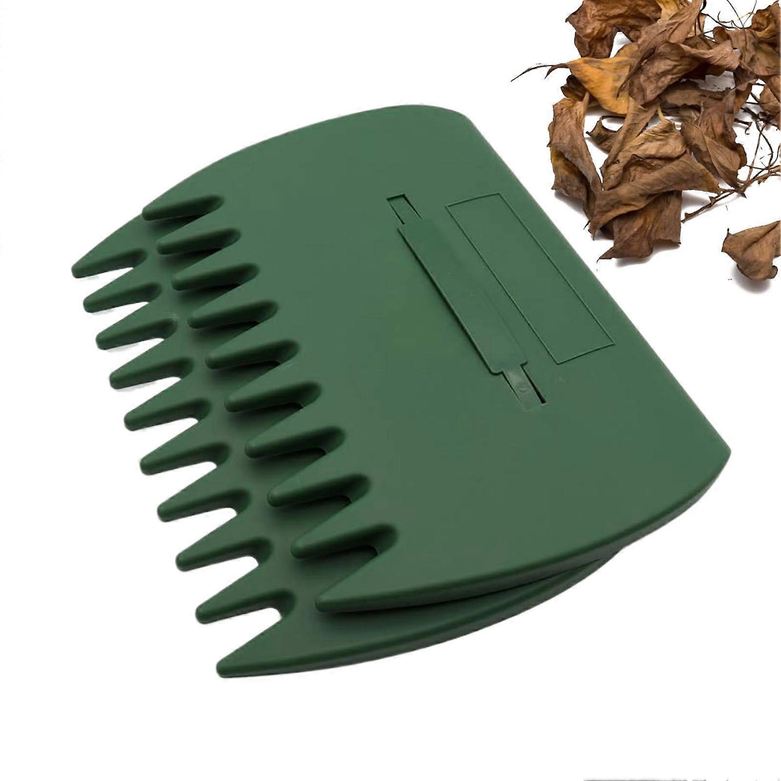 Leaf Shovel – PP Handle Ergonomic Leaf Collector Ideal for Yard Cleaning, Army Green