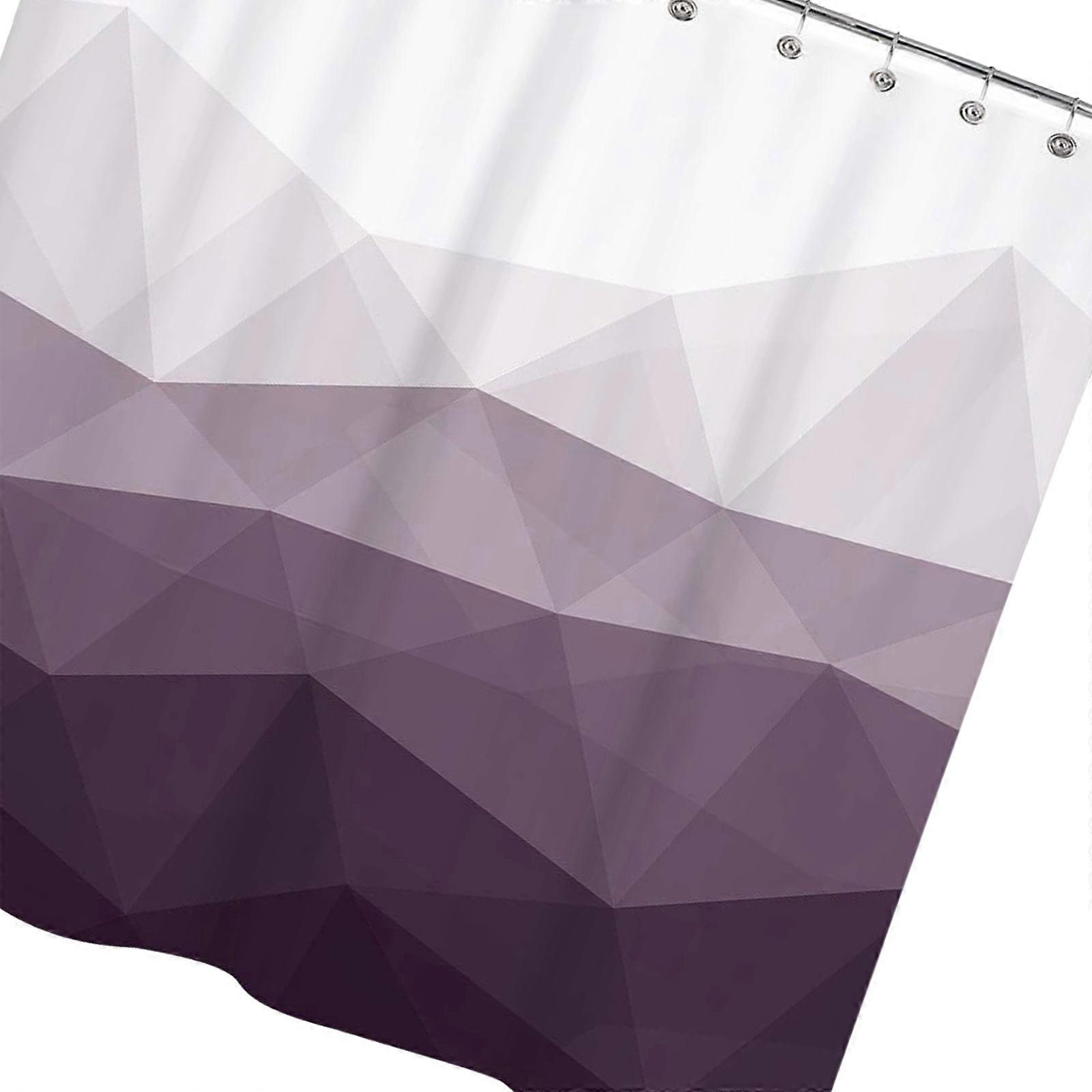 Bath Curtain Instantly Installation Modern Abstract Design Shower Curtain 70.87x70.87Inch Durable Polyester Fabric Multicolor