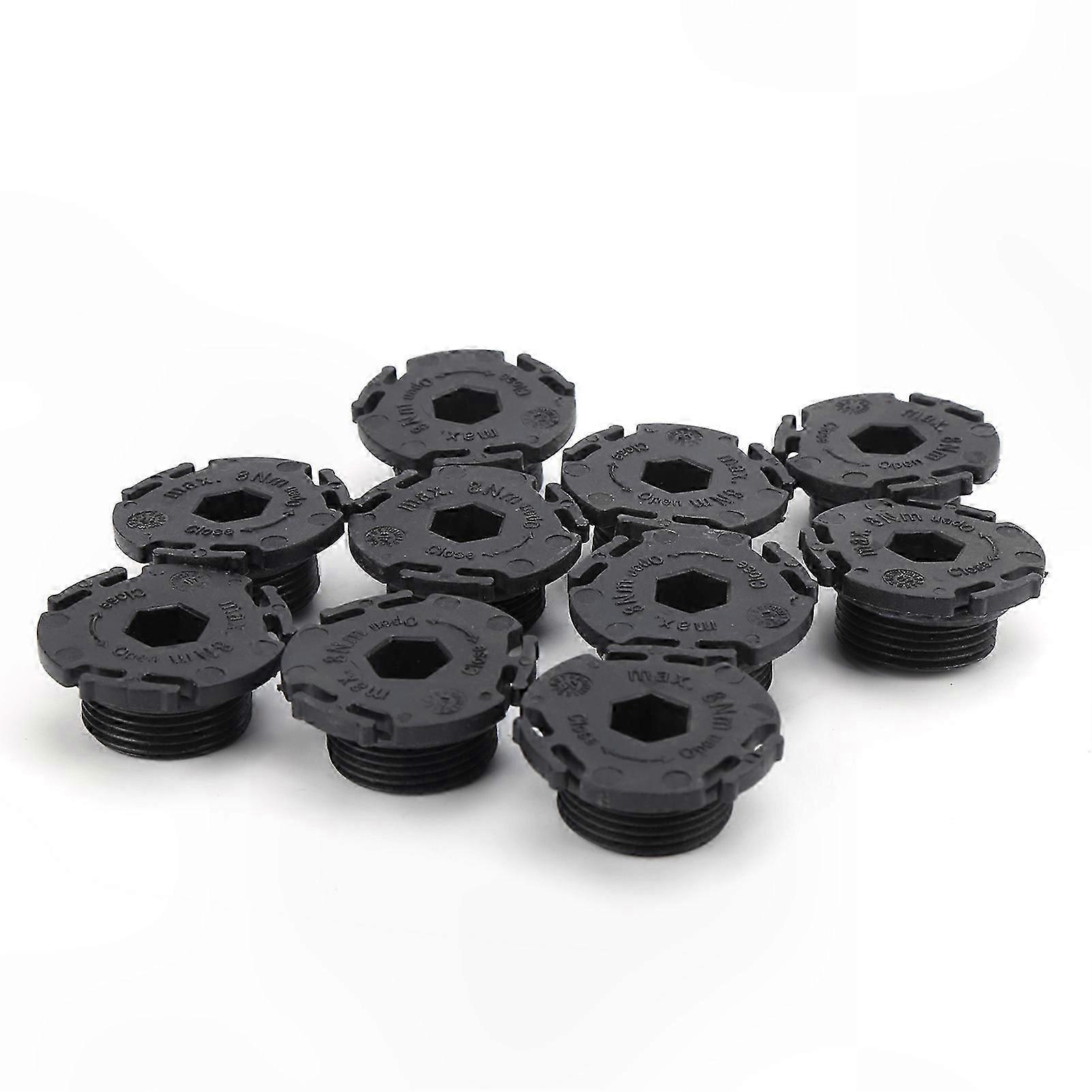 10 Pack Oil Drain Plug ABS Compatible with Compact Vehicles 2010-2015