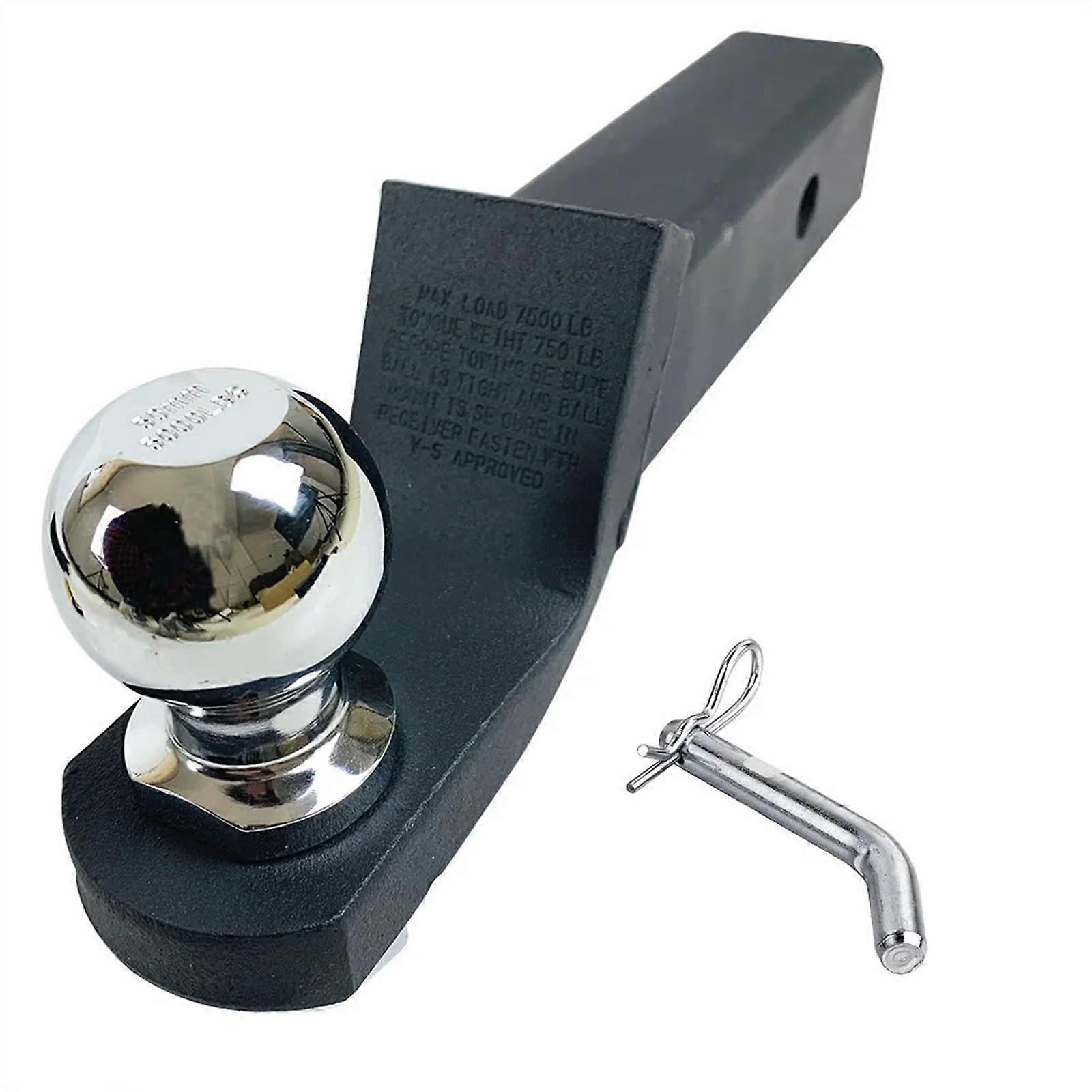 2inch Drop Towbar Tow Ball Mount Tongue Hitch With Trailer Towball And Pin
