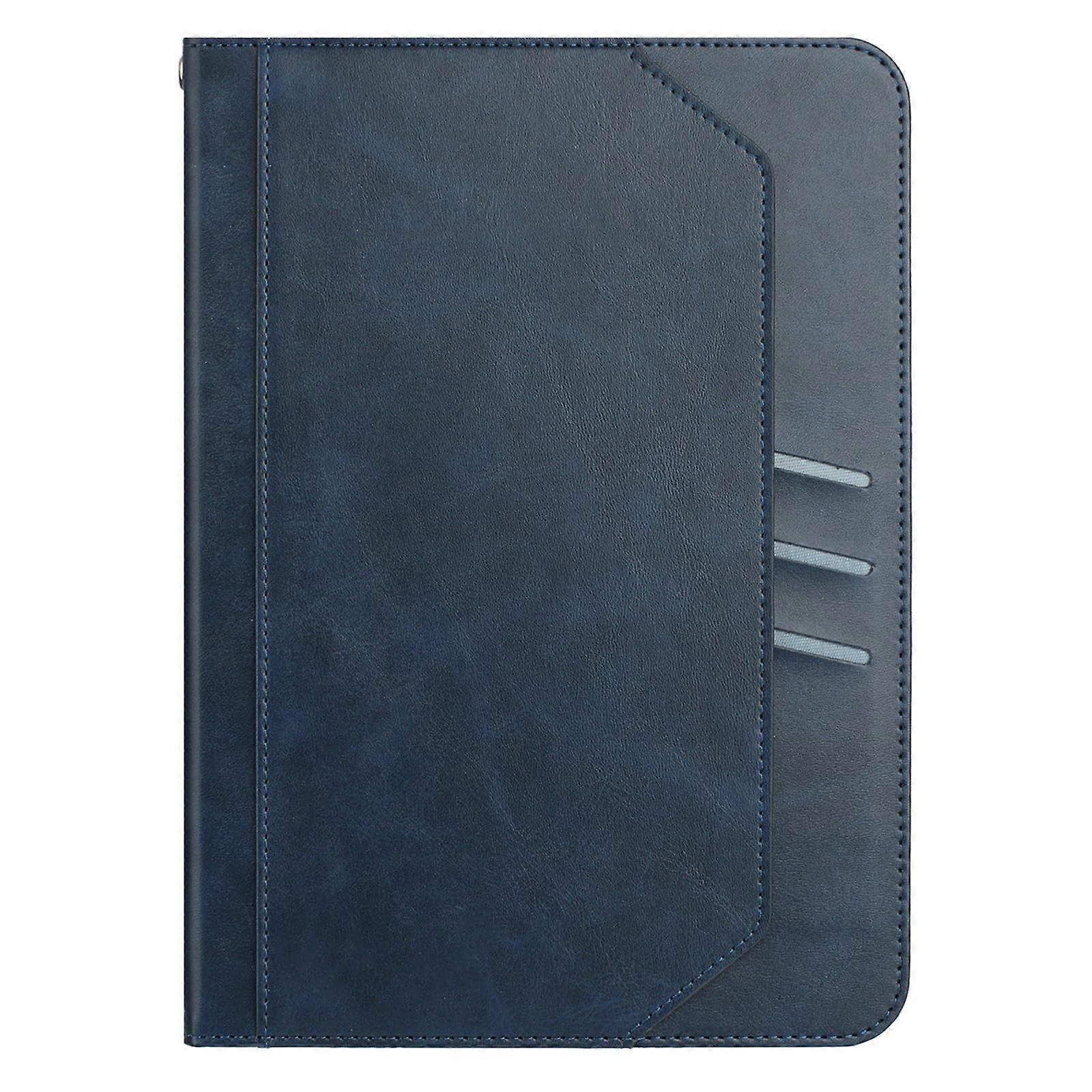 Protective Case Universal 9.5-10.1 Inch PU Leather Wallet Case With Stand Card Slots Blue