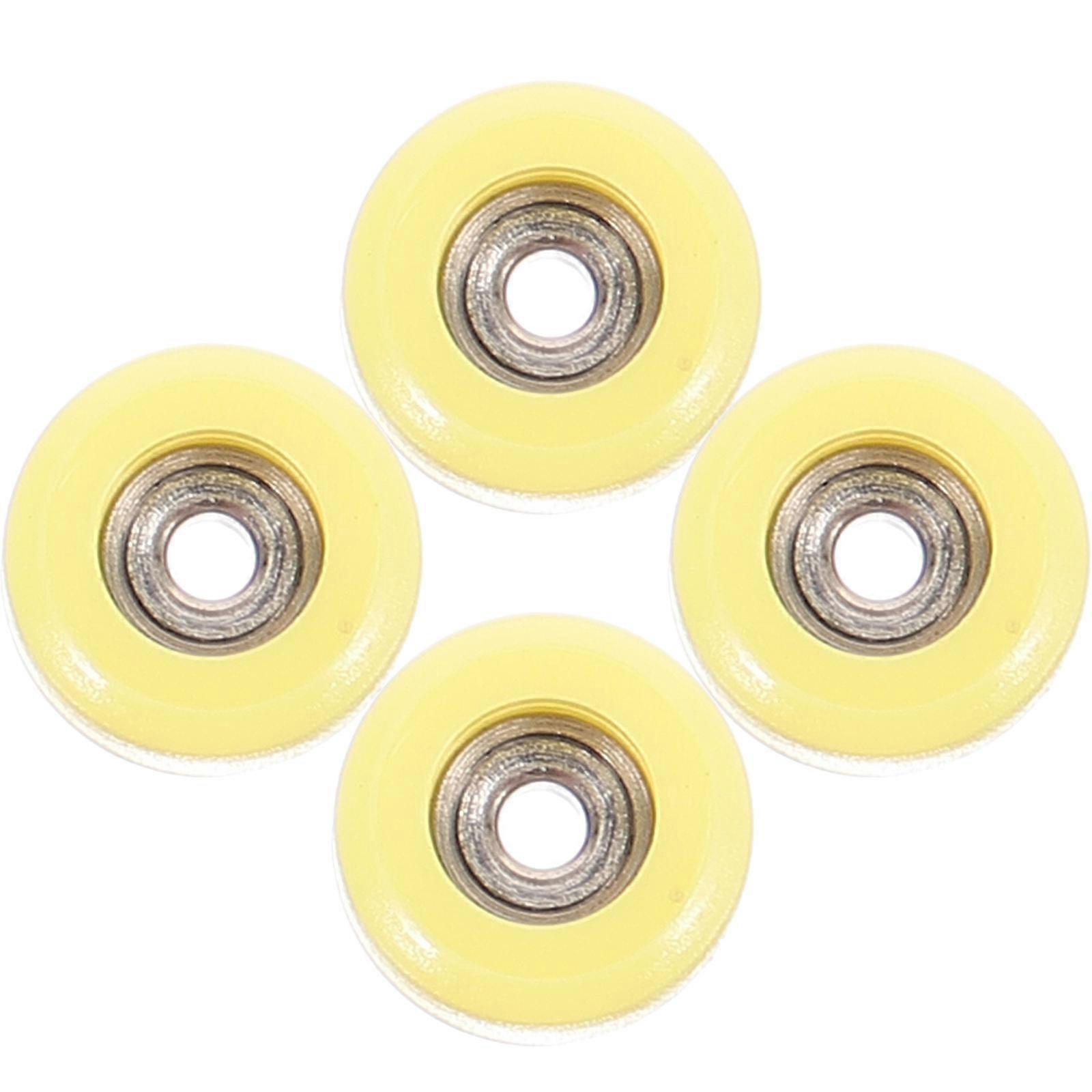 4pcs Finger Skateboard Wheels with Bearings – Stress Relief & Flexibility Training for Finger Movement, Lightweight Educational Toy for Adults