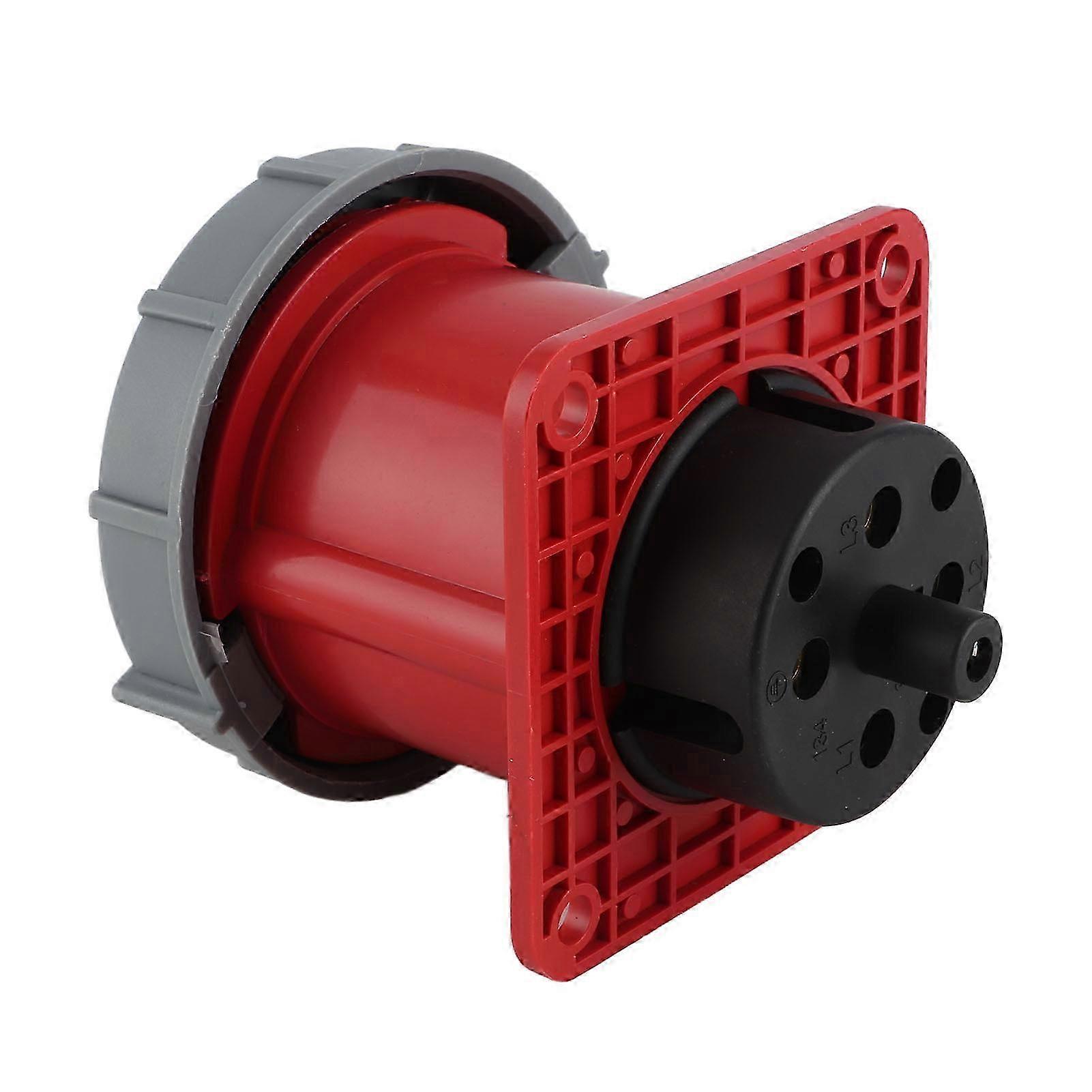 Industrial Socket Connector with 63A 4 Pin, Waterproof IP67 Protection, PP Shell, Concealed Design for 220‑380V & 240‑415V Power