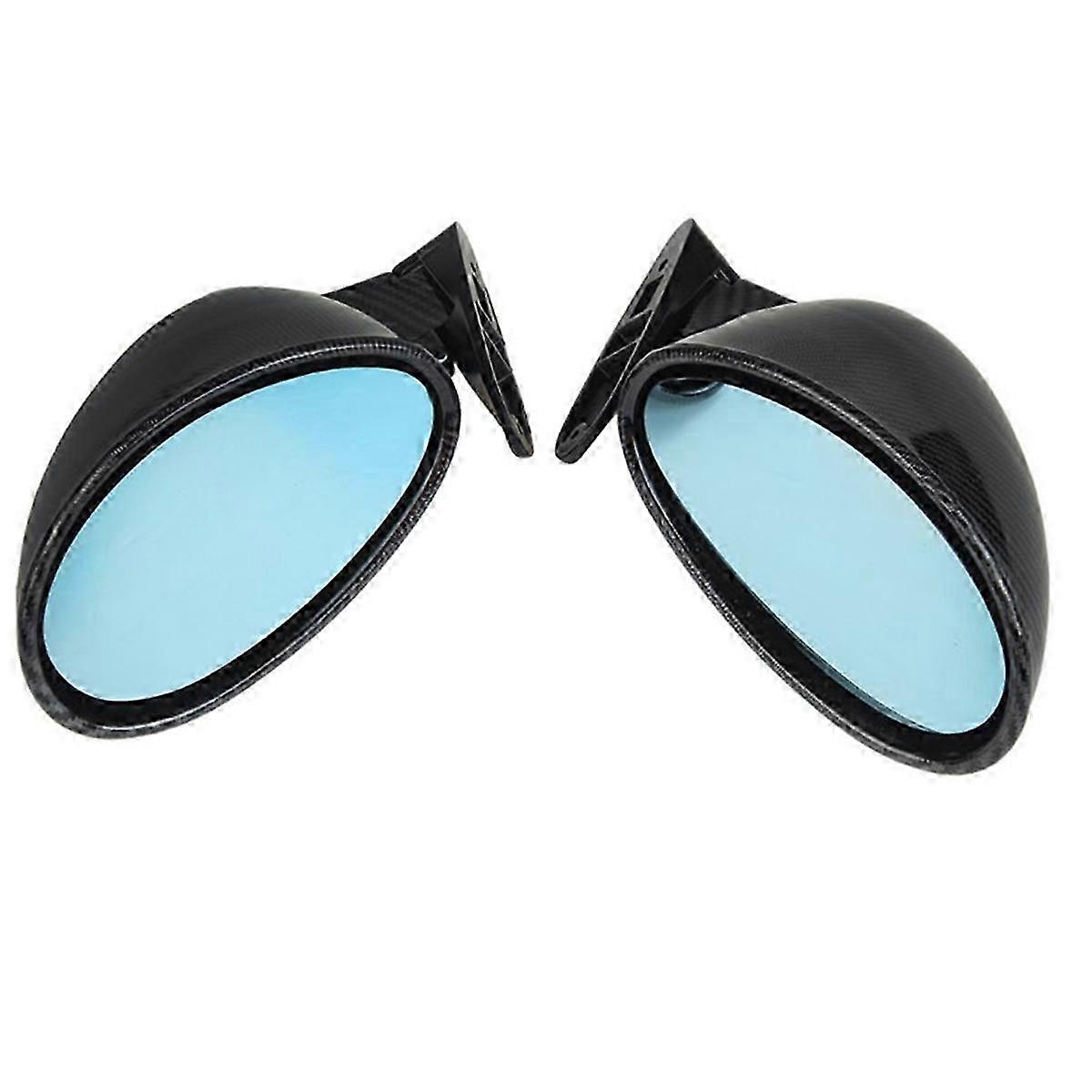Rearview Mirror with Carbon Fiber Side Mirror for Racing Car Reversing - Compatible with F-1 Californian