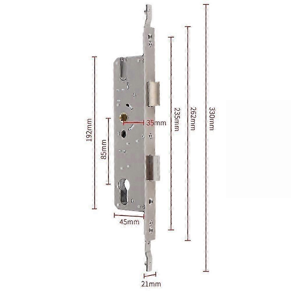 ステンレス鋼アルミニウムドアロックユニバーサルフレームほぞ穴ロック安全エクステリアドアロックホーム
