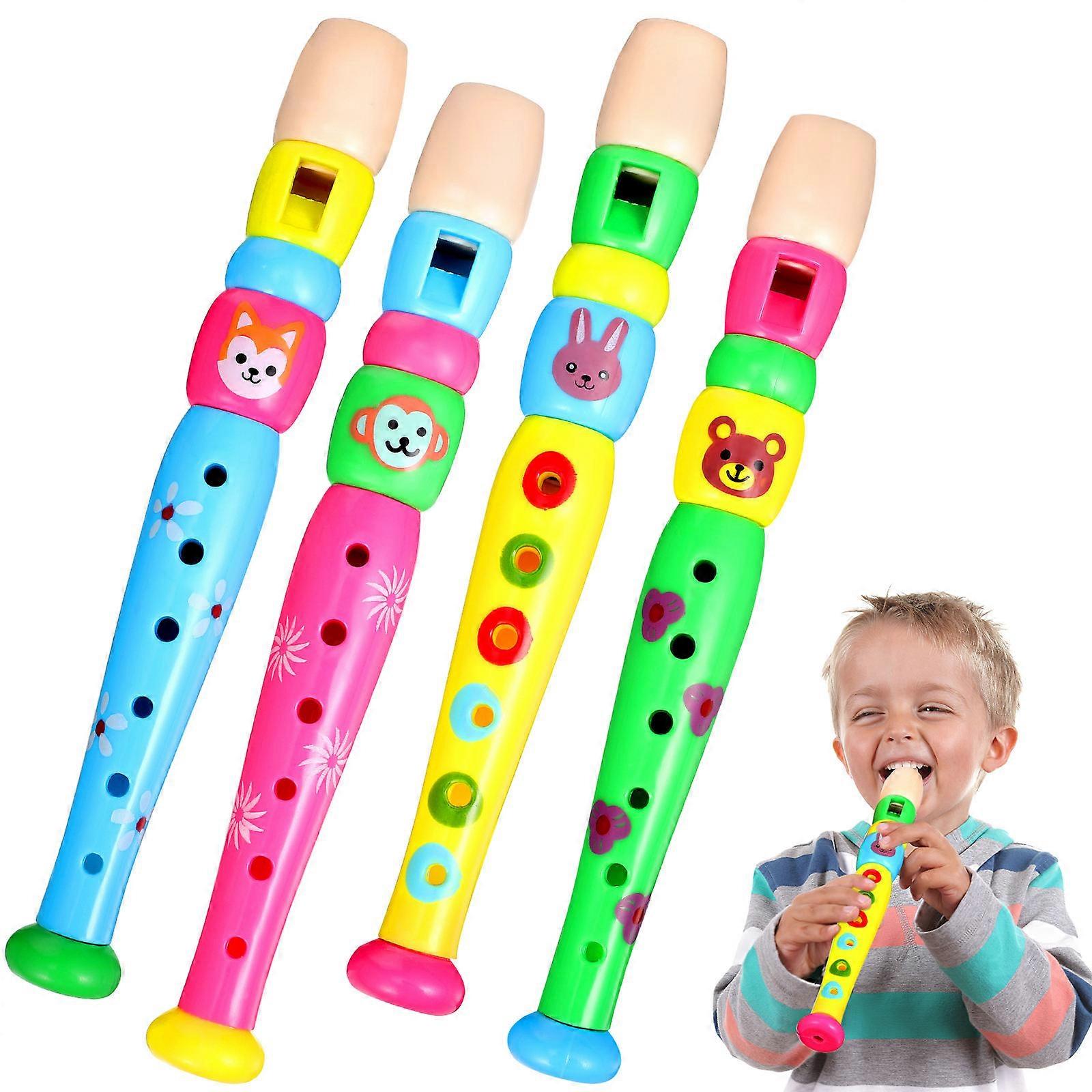 It looks like you're referring to a product listing for **"4pcs Six Flute Set for Musical Educational Use"** — likely a set of four six hole wooden