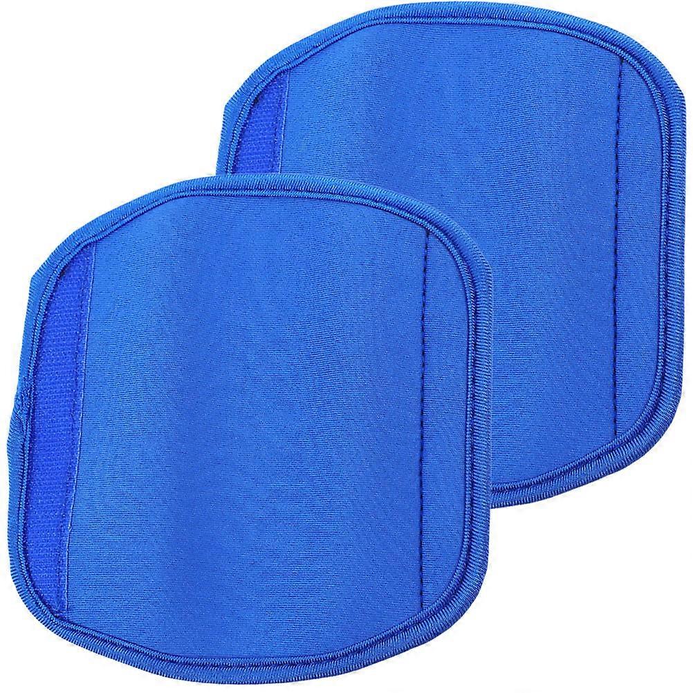 2pcs Neoprene Luggage Handle Grips Soft Comfortable Wraps for Suitcases, Strollers, and Handbags Travel Accessories for Baggage Identification