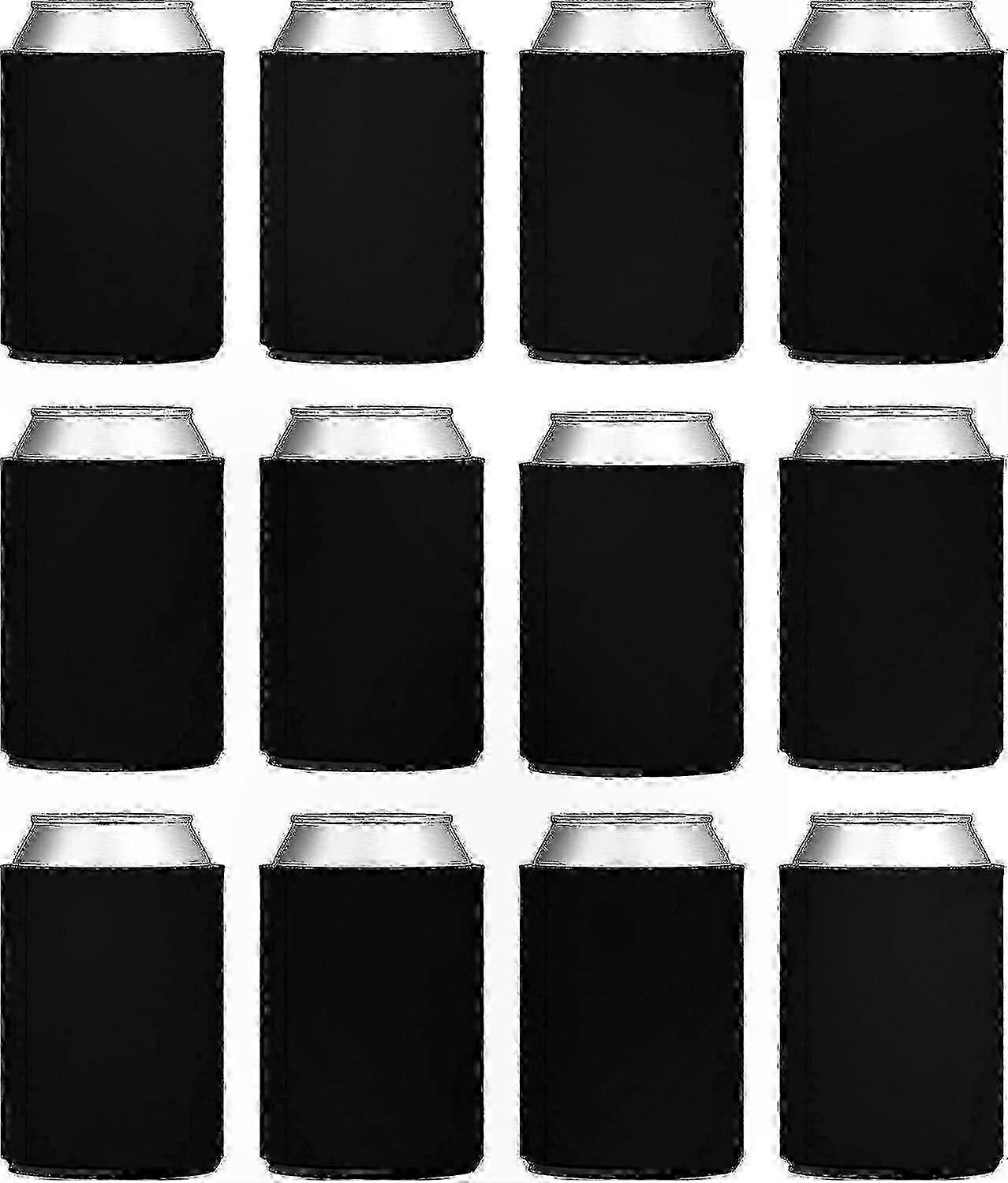 12-Pack Insulated Can Sleeves Reusable Collapsible Drink Coolers for Beer Soda hwy