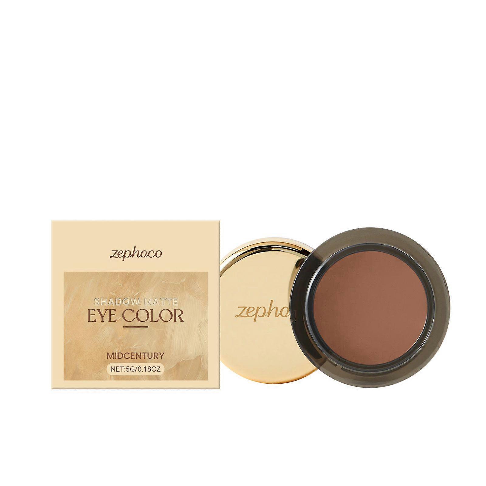Single Matte Eyeshadow Makeup Palette, Pressed Powder Eyeshadow, Single Eye Shadow Palette Eye Makeup for Women, High Pigment, Long Wear, Waterproof
