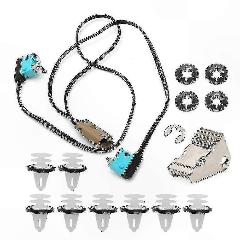 Autotürgriff-Reparatursatz mit Mikroschalter-Kabelbaum und Panel-Clips für Model S Handle Paddle Ersatzteile